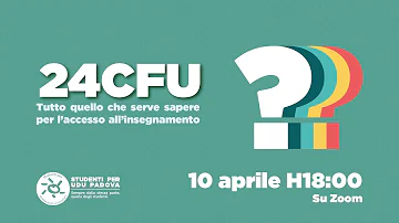 Chi può prendere i 24 CFU?