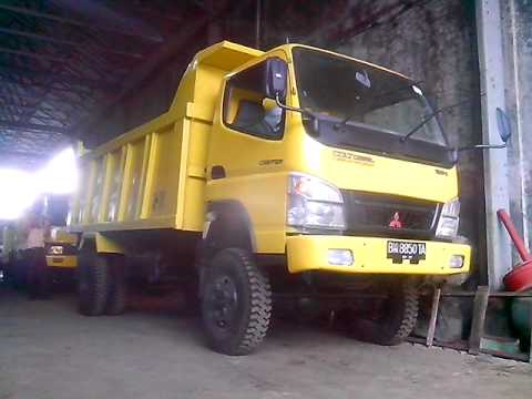 Mitsubishi diesel dump truck 4x4 YouTube
