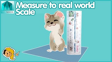 How to Make things to real world scale in MAYA FAST and EASY