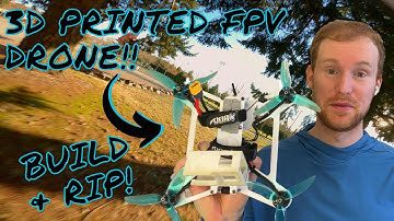 PLA 3D Printed Drone... And Yes, It Can Work! Build/Flight Video // PropabilityFPV
