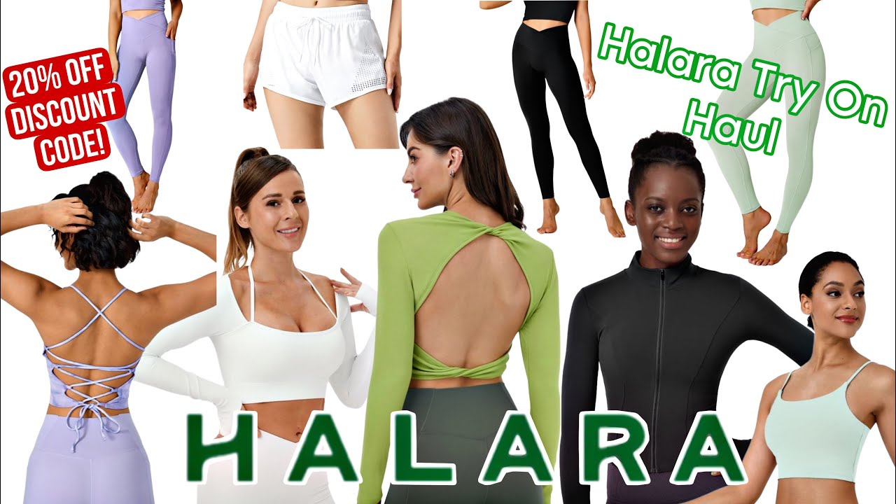 HONEST HALARA TRY ON!  Leggings, Shorts, & Tops 