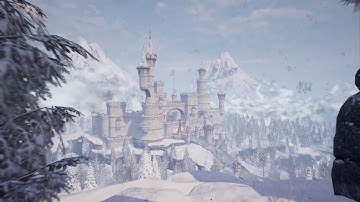 Speed Level Design - Castle in the mountains - UNREAL ENGINE