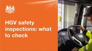 HGV safety inspections: what to check