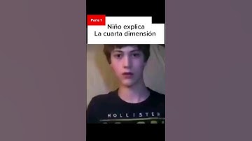 NIÑO EXPLICA LA 4TA DIMENSION!! [parte 1] #astronomia #espacio #ciencia #universe #space
