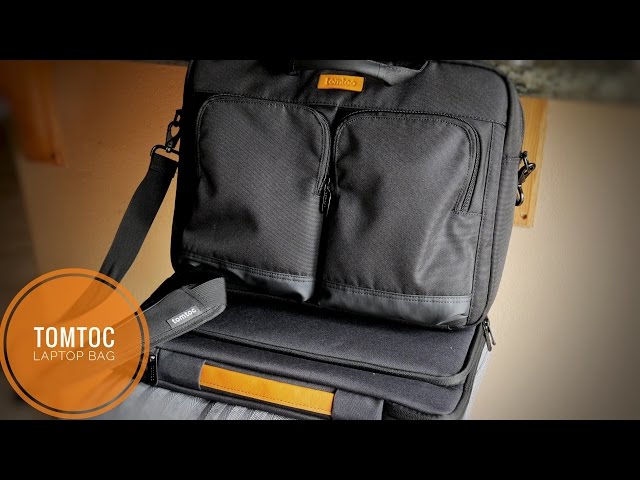 Tomtoc 15.6" Business Laptop Briefcase and Shoulder Bag Review