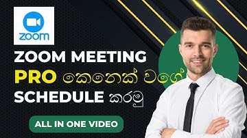 How to Schedule Zoom Meeting in Mobile App in Sinhala #zoomapp  #appreview #zoommeeting