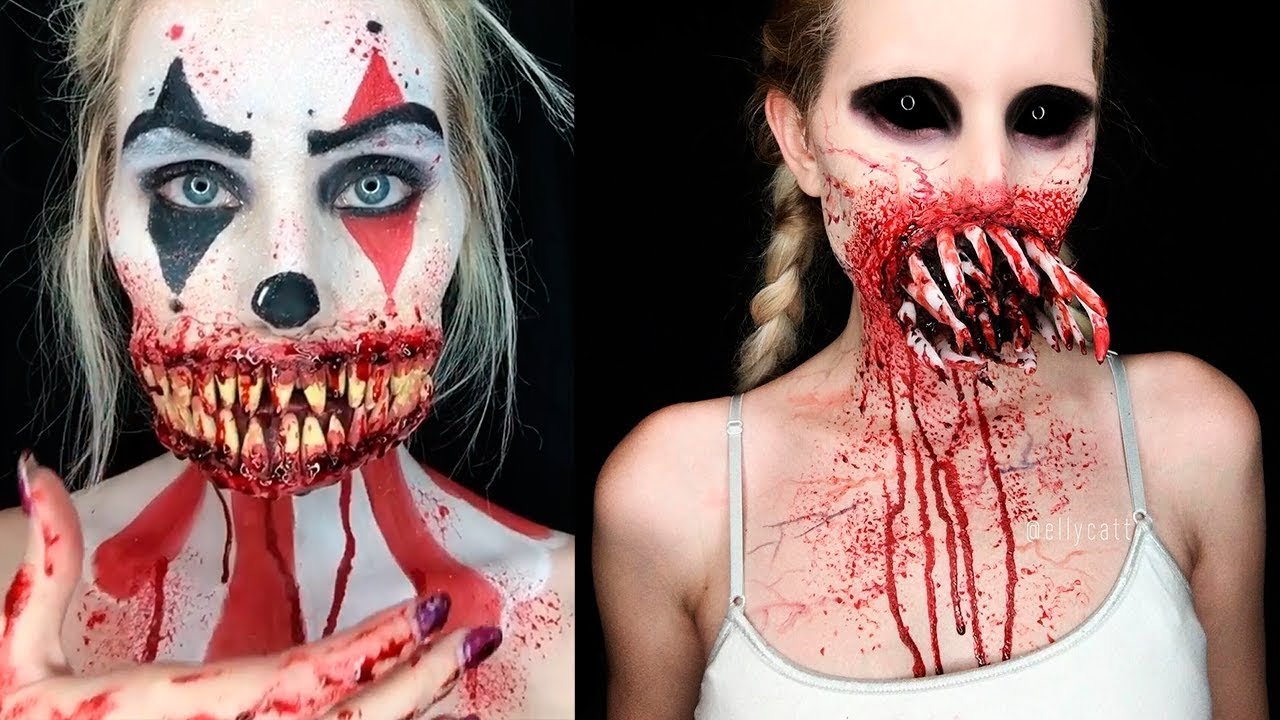 Regeneration opdragelse Opmærksom ✦Scary Special Effects Makeup 2018 | Halloween SFX Makeup Tutorials -  YouTube