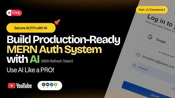 MERN Auth System with Refresh Token (Part-2)| Frontend + Integration Live (Part-2) | React + Node.js