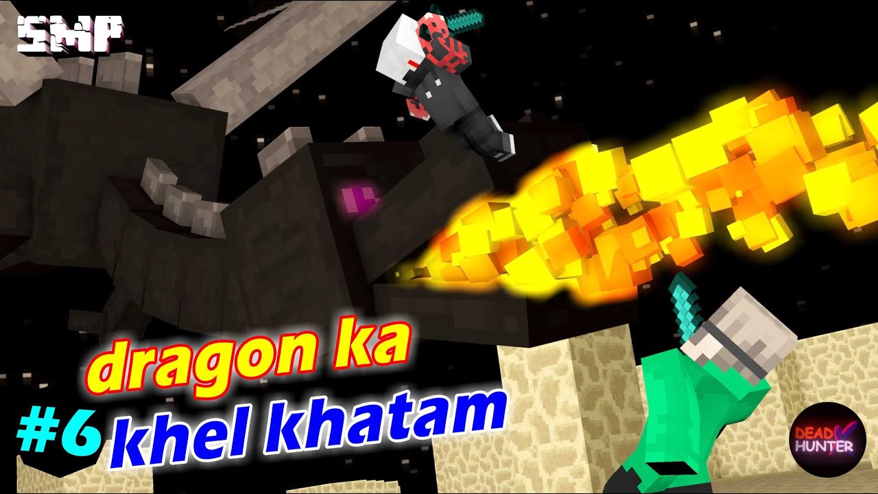 I Finally Killed Ender Dragon Minecraft in Hindi Gameplay #6 || Ending OF CORE SMP