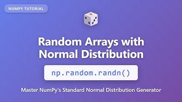 NumPy Random Arrays with np.random.randn() | Normal Distribution Tutorial for Beginners