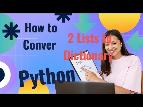 How to Convert 2 Lists to a Dictionary Using Python in Telugu # ...