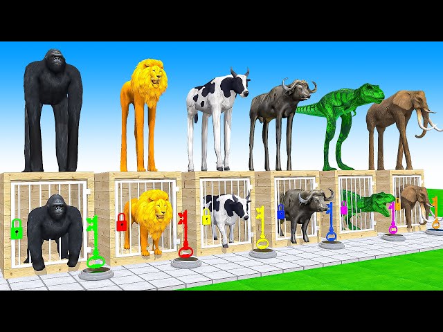 5 Giant Duck, Monkey, Piglet, chicken, dog, cat, cow, Sheep, Transfiguration funny animal 2023 class=