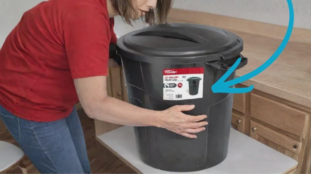 Mülleimer einfach umdrehen – dieser Aufbewahrungstrick ist genial!