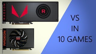 Vega vs Fury Nano test in 10 games