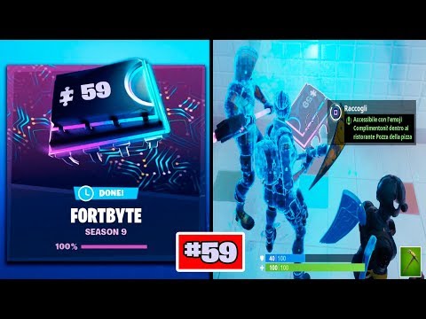 Video: Dove Trovare Fortbyte 59: Accessibile Con Durrr! Emoji All'interno Del Ristorante Pizza Pit A Fortnite