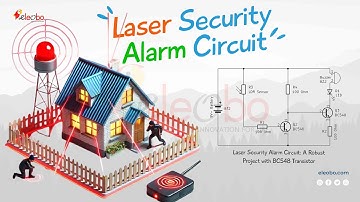 DIY Laser Security System Using BC548 Transistors | Simple Alarm Circuit with LDR & Buzzer