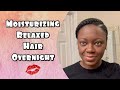 How to get extreme moisture in relaxed hair overnight #relaxedhair #hairtips #healthyrelaxedhair