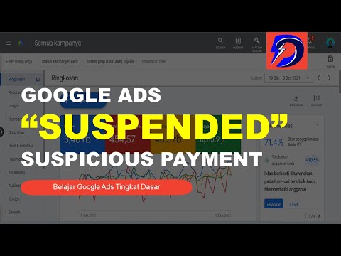 2 Solusi Jika Anda Kena Google Ads Suspended Suspicious Payment