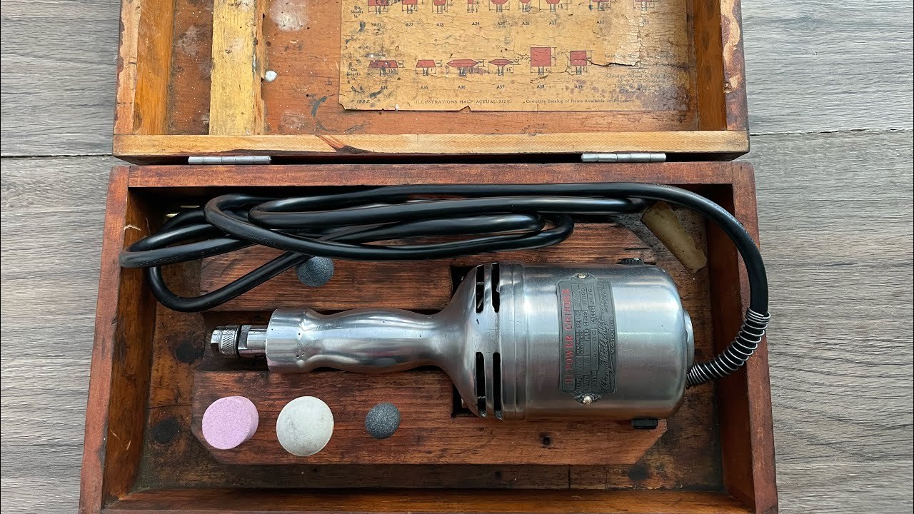 Vintage Electric Hand Grinder, Chicago Wheel MFG YouTube