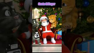 Talking Santa 🎅 &Ginger | Tom say : No No No 😁#funny #shorts #santaclaus screenshot 1