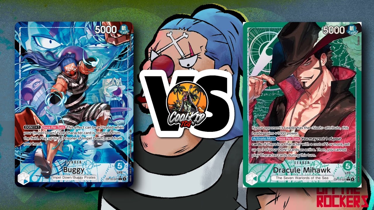 OP16) Blue Buggy vs Green Mihawk - YouTube