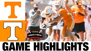 Team Orange vs Team White Highlights (First Half) | 2024 Tennessee Football Spring Game