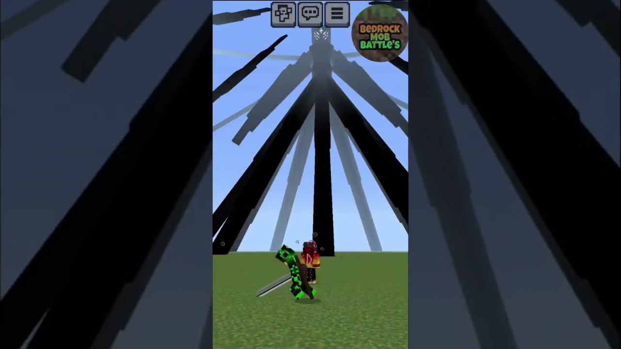 【譛ｪ遏･縺ｮ逡ｰ蠖｢】(Unidentified Deformity) vs Davidmain and HypersoulPH | MCBE | MobBattle