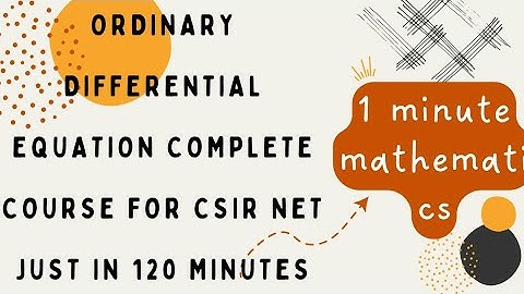 differential equation reduce to exact