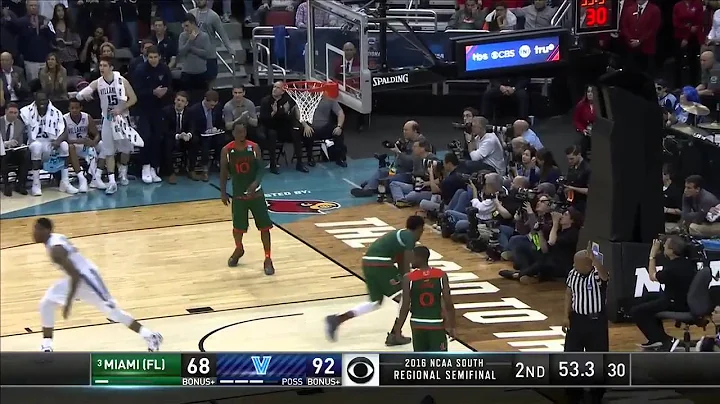 Villanova vs. Miami: Darryl Reynolds dunk