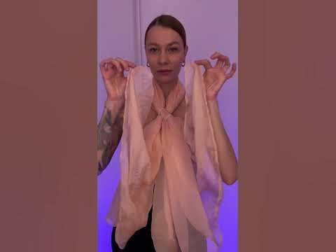 ЖЕНСТВЕННАЯ накидка за пару минут - YouTube