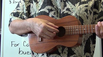 Ukulele Lessons EZ 1B Introduce 3/4 time finger picking