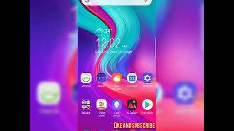 App lock in infinix s5 - without any app