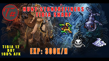 Tibia 12 Bot - Hunt StoneRefiners - 100% AFK - TibiaSharp
