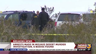 Arrests made in investigation of 6 bodies found in remote California desert