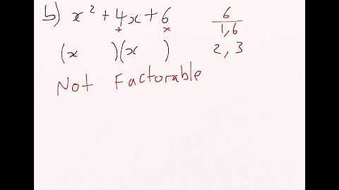 Factoring Trinomials Example 1 abcd FMP 10 5.3