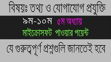 Ict Class 9 and 10 Chapter 5 | Multimedia Presentation