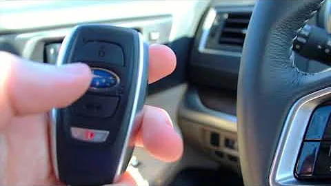 How To: Set Memory Seats for 2018 Subaru Outback