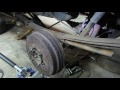 replacing  a single broken leaf spring on the car/truck