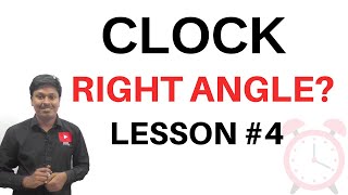 CLOCK Lesson4 || Quantitative Aptitude || Hands be Right Angle?