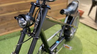 Ultimate chopper bicycle build [ part #2 ] finishing wrapping, Schwinn stingray
