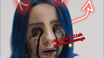 Billie Eilish When the partys over in reverse (creepy hidden messages!)
