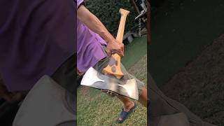 How My Dad Made The Handle For His Vintage Axe Head #Handmade #Craftsmanship