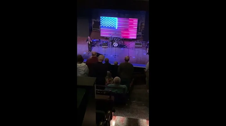 Kirk Brandenberger playing the Star Spangled Banner