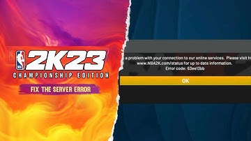 HOW TO PLAY NBA 2K23! HOW TO FIX SERVER NOT AVAILABLE! NEXT GEN & CURRENT GEN