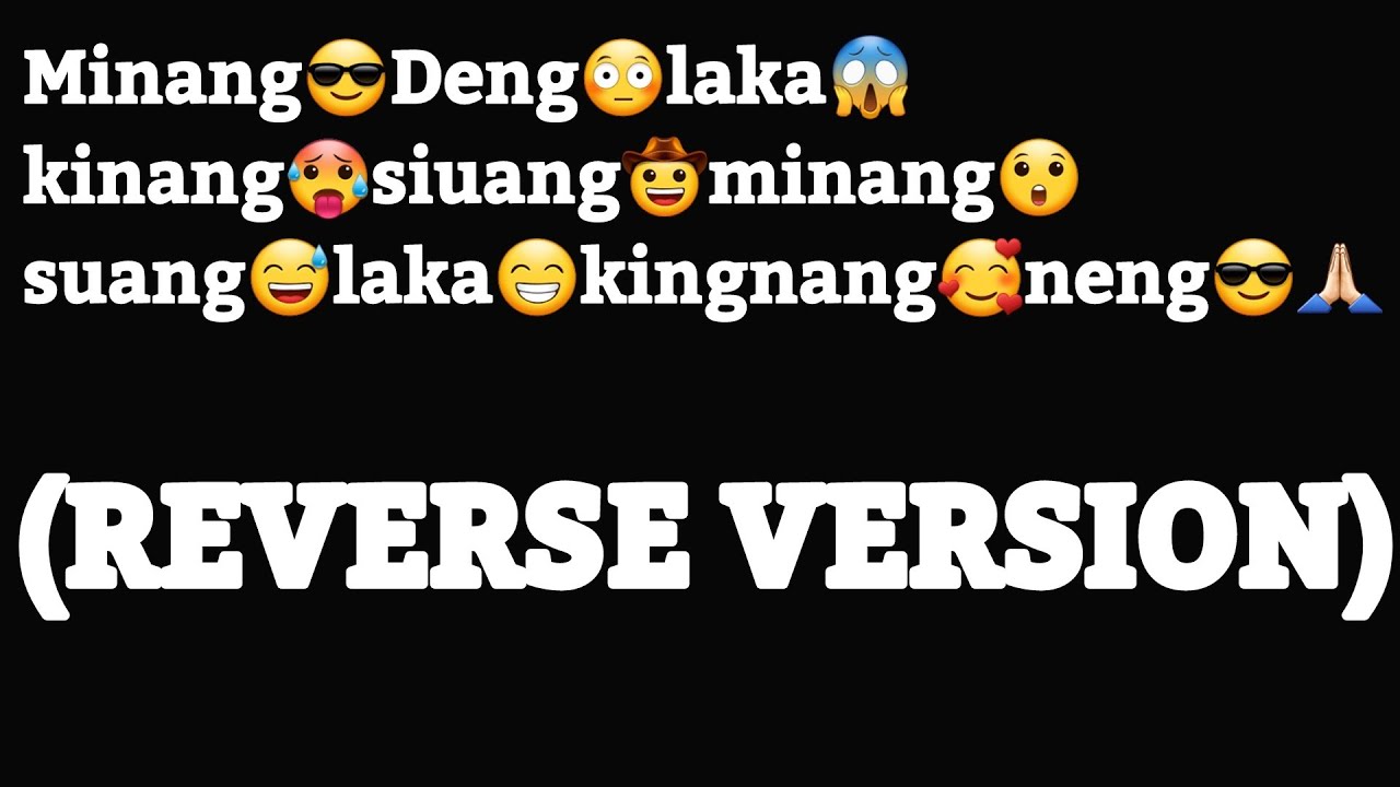 Jarvis - Minang Deng Laka Kinang Siuang Lyrics In English