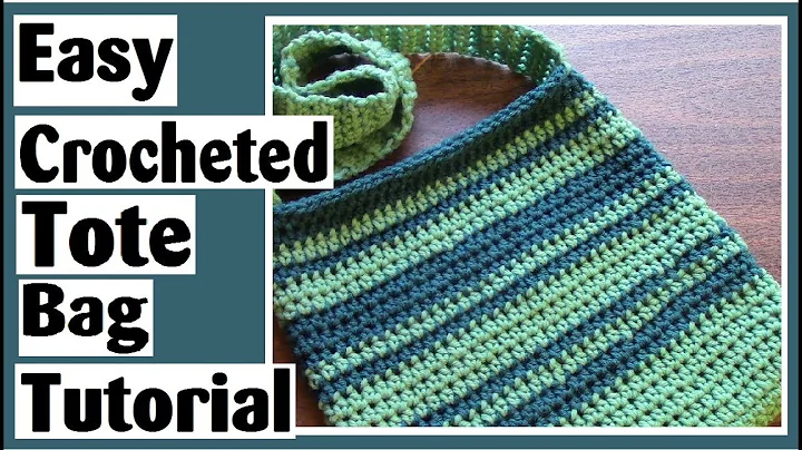 Easy Crocheted Tote Bag - How to Crochet Tutorial ...