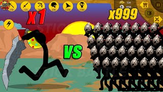 Golden Swordman VS 9999  Final Boss Gang | STICK WAR LEGACY | STICK BATTLE screenshot 5