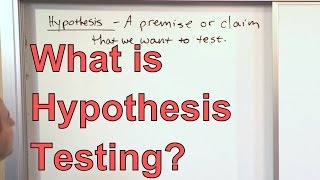 Intro to Hypothesis Testing in Statistics  Hypothesis Testing Statistics Problems & Examples