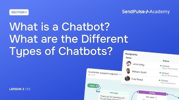 Lesson 2: What is a Chatbot? What are the Different Types of Chatbots? | Free Chatbot Course