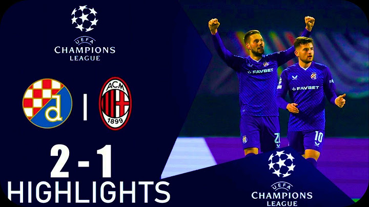 Dinamo Zagreb Milan 2-1 | Gli Highlights | Champions League dell'Uefa 2024-25